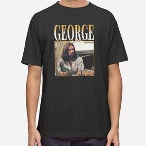 The Beatles George Harrison Rock Band Retro Music Fan Collector Classic T Shirt